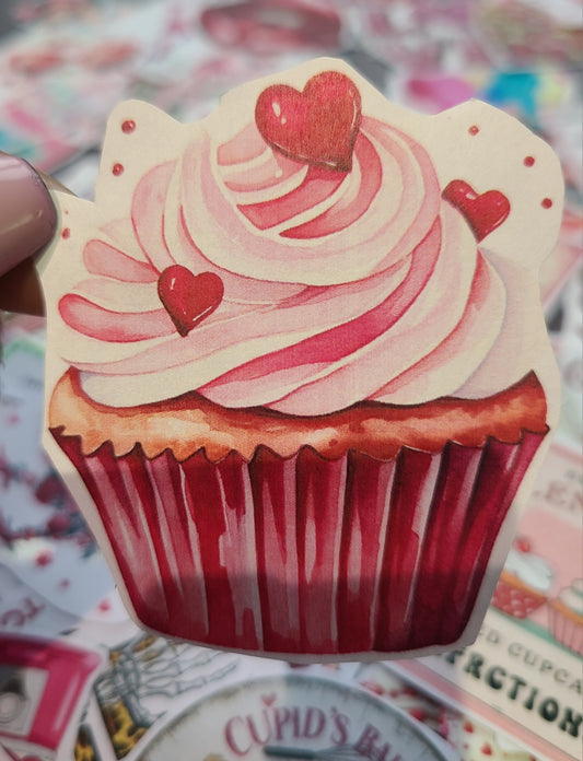 Valentine Cupcake with Pink Frosting 3