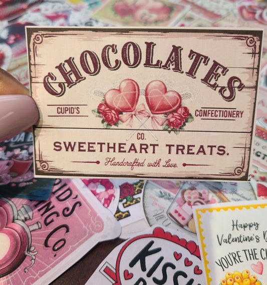 Valentine Sign - Chocolates Sweetheart Treats