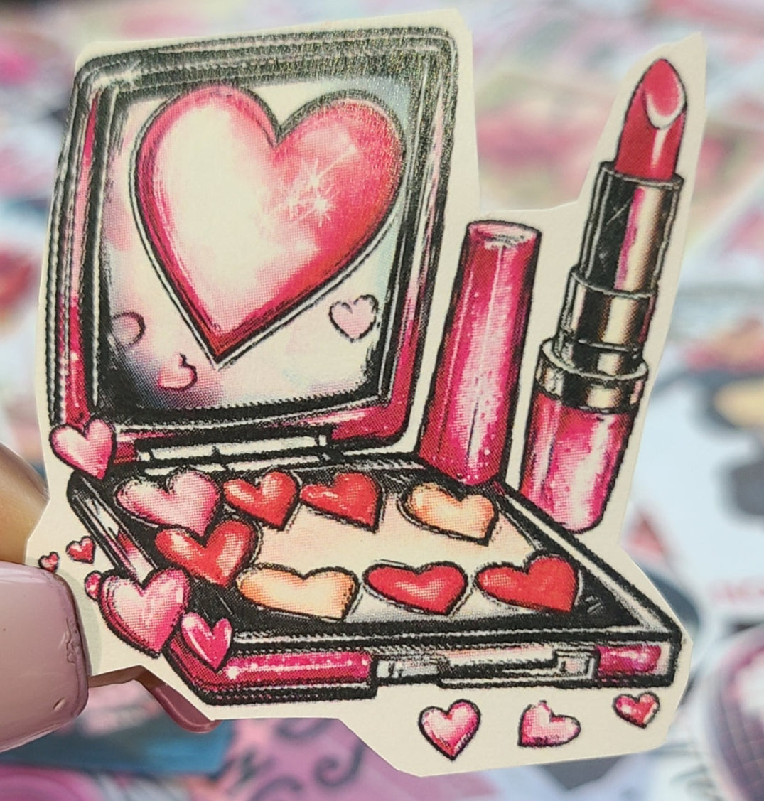 Valentine Hand Drawn Make Up 5