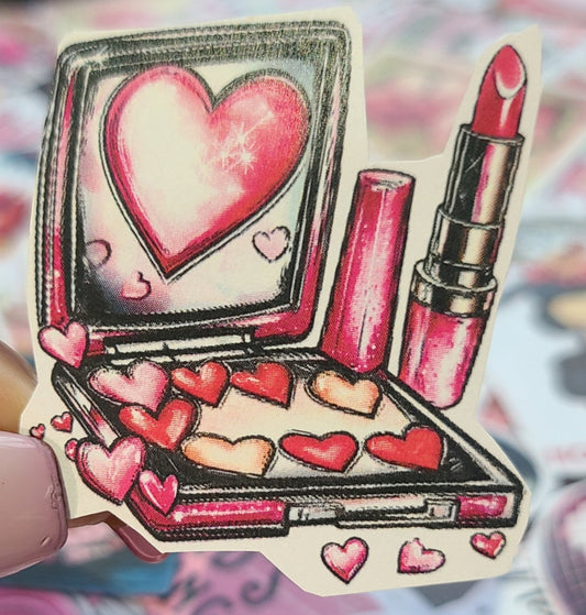 Valentine Hand Drawn Make Up 5