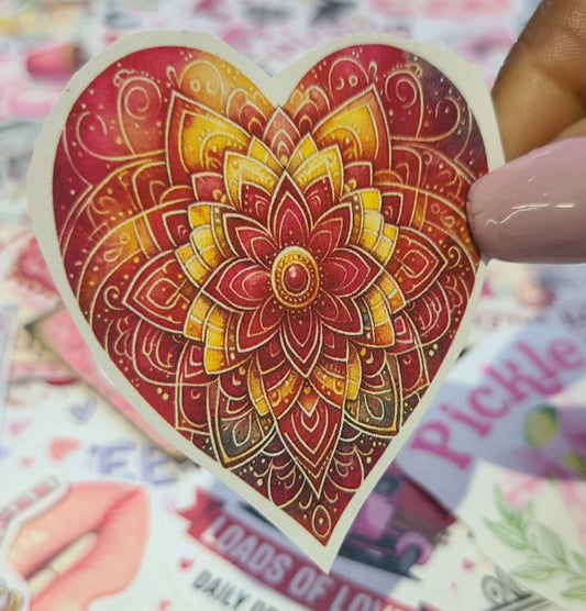 Valentine  Heart Mandala