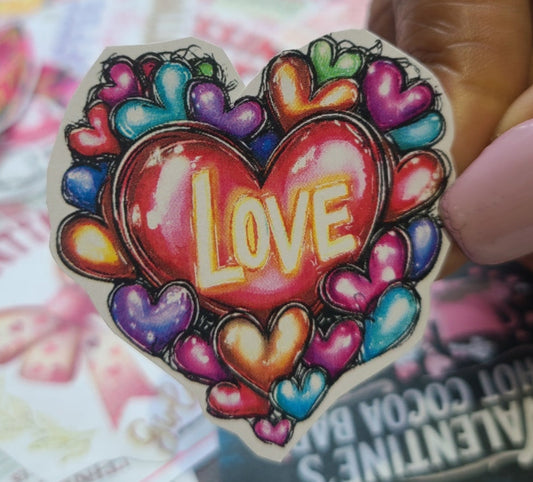 Valentine Hand Drawn Love Hearts