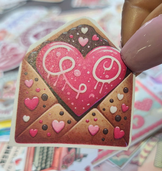 Valentine Love Letter Kraft Envelope