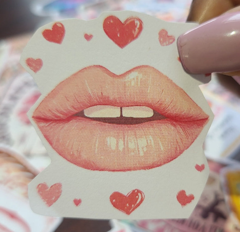 Valentine Lips in Pastel Coral