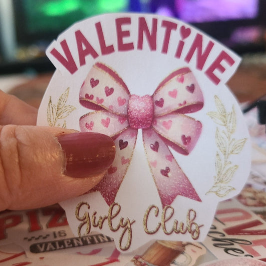 Valentine Bow Valentine Girly Club