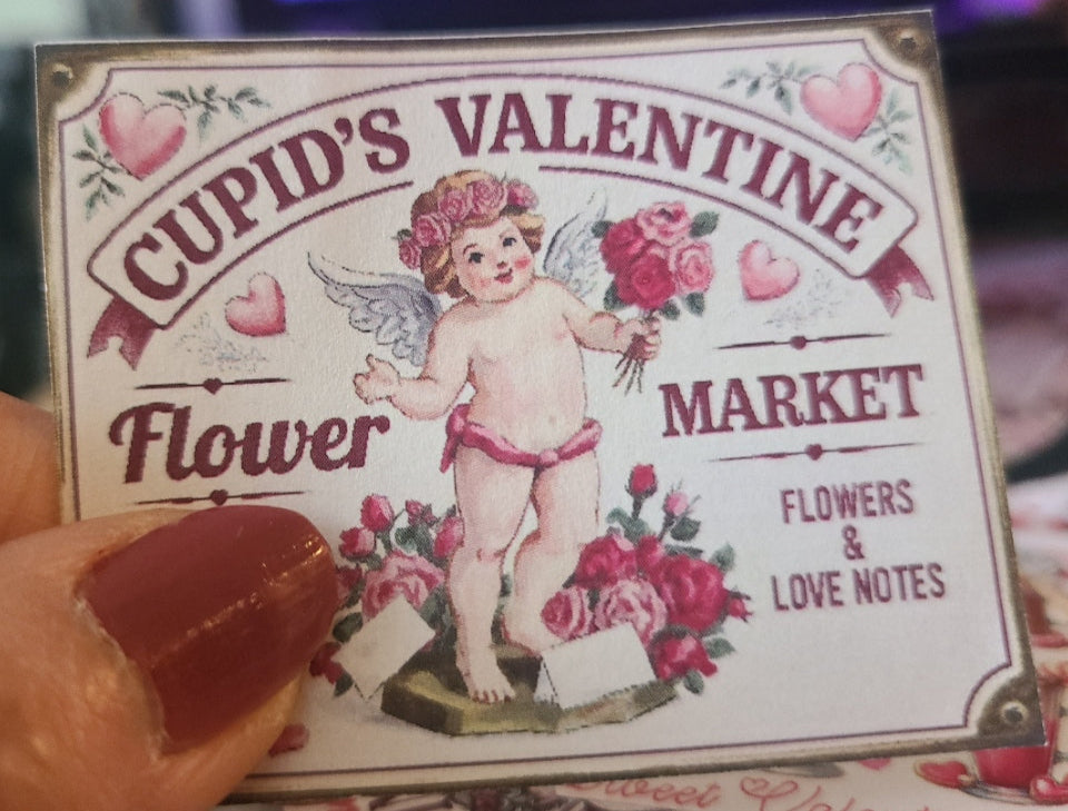 Valentine Cupid's Valentine Flower Market