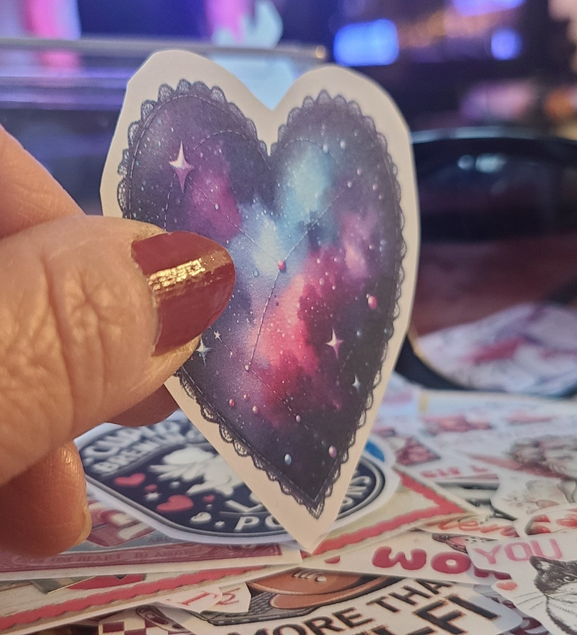 Valentine Galaxy Heart