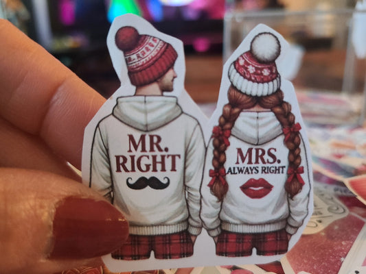 Valentine Mr. Right & Mrs. Always Right