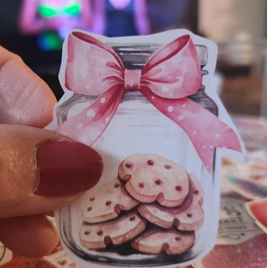 Valentine Heart Cookie in Jars