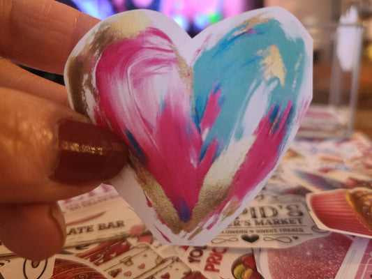 Valentine Brushstroke Heart 17