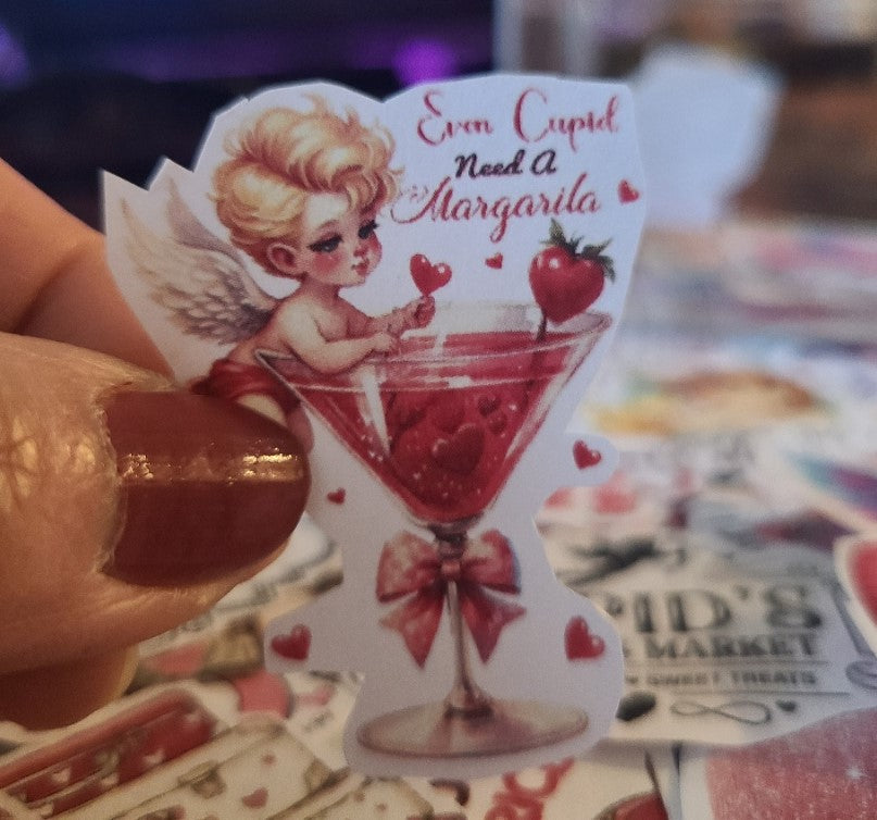 Valentine Even Cupid Need a Margarita 13