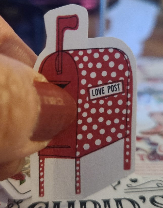 Valentine Red Love Post