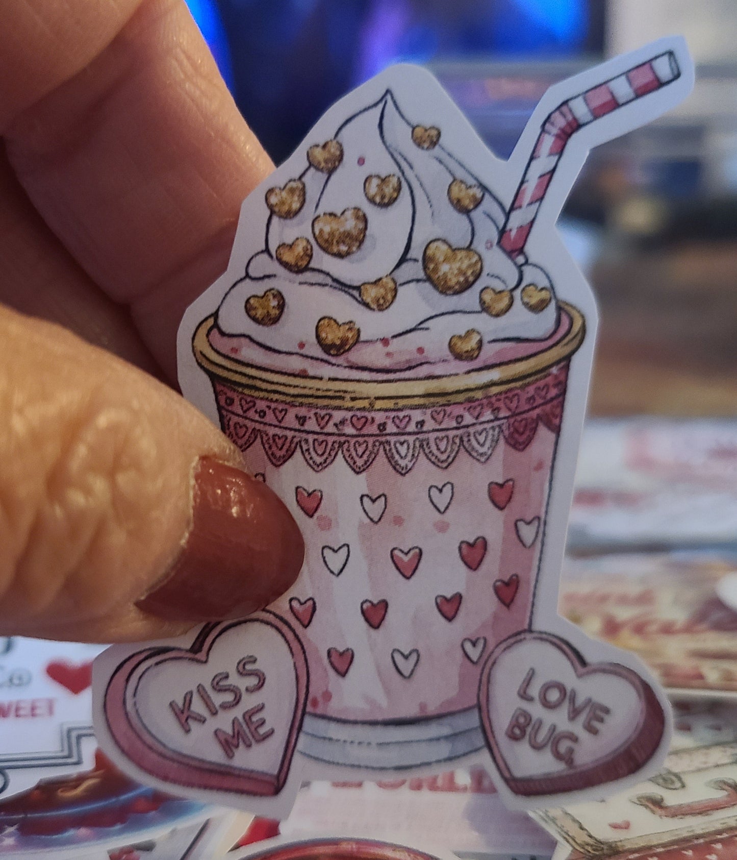 Valentine Milkshake - Kiss Me Love Bug