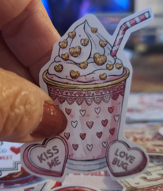 Valentine Milkshake - Kiss Me Love Bug