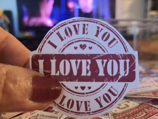 Valentine Circled I Love You's