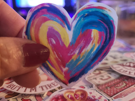 Valentine Brushstroke Heart 34