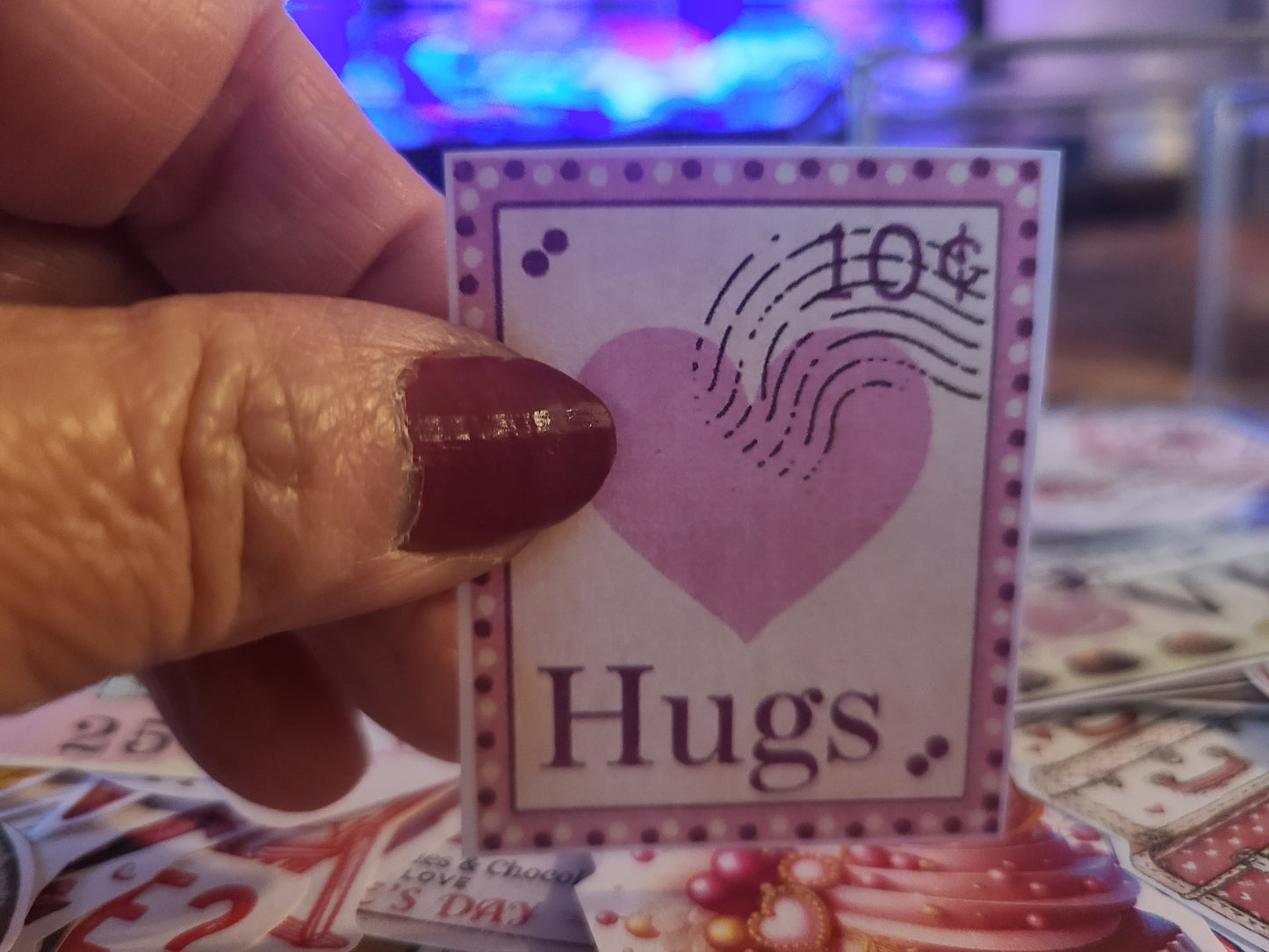 Valentine Hugs 10 cent Stamp