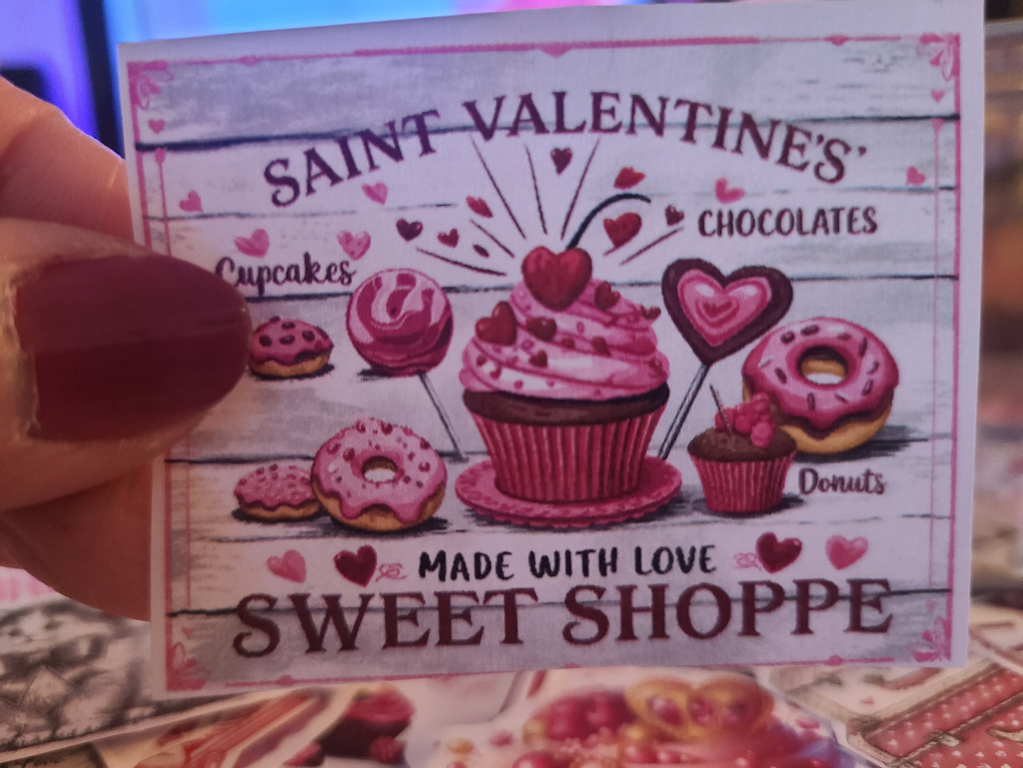 Valentine Sign - Saint Valentine's Sweet Shoppe