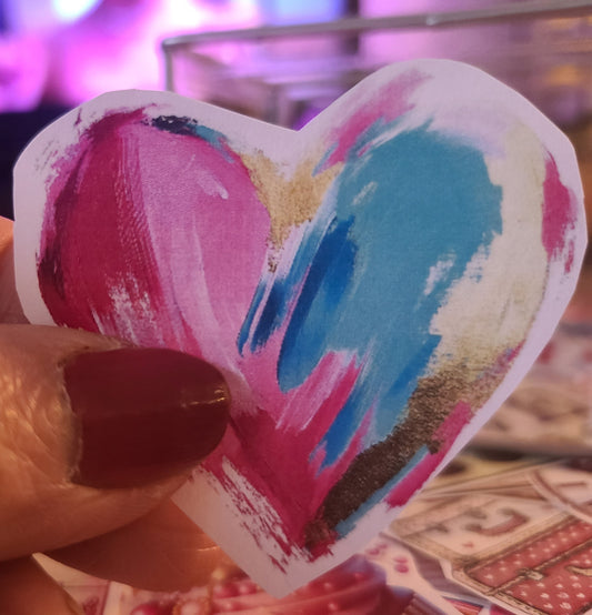Valentine Brushstroke Heart 7
