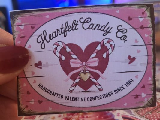 Valentine Sign - Heartfelt Candy Co