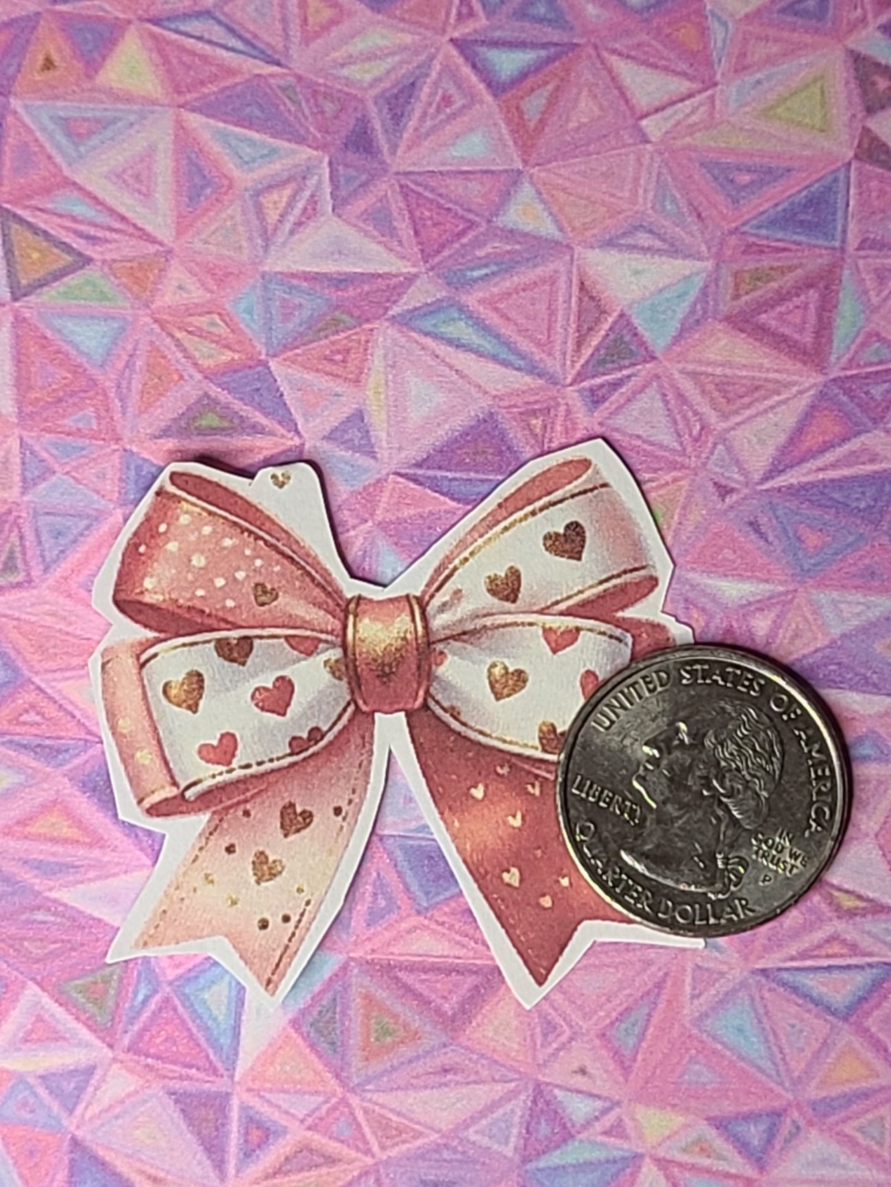 Valentine Bow with Hearts 16
