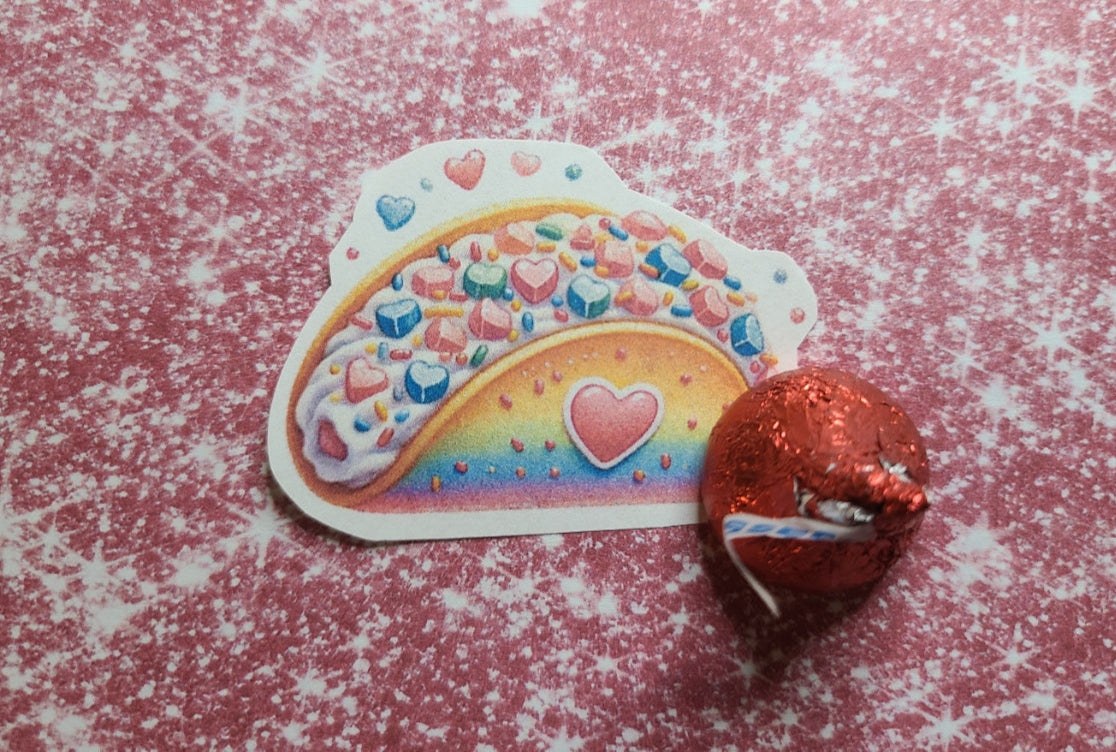 Valentine Pastel Heart Taco