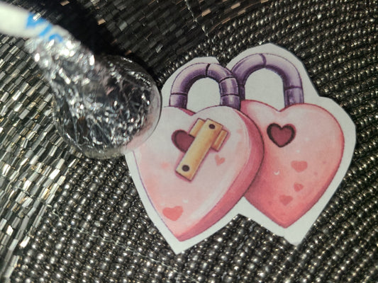 Valentine Two Heart Locks