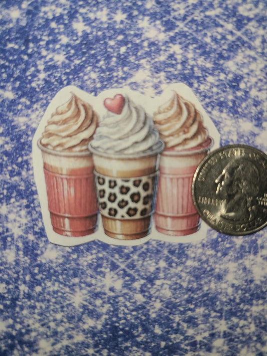 Valentine Trio of Lattes 3