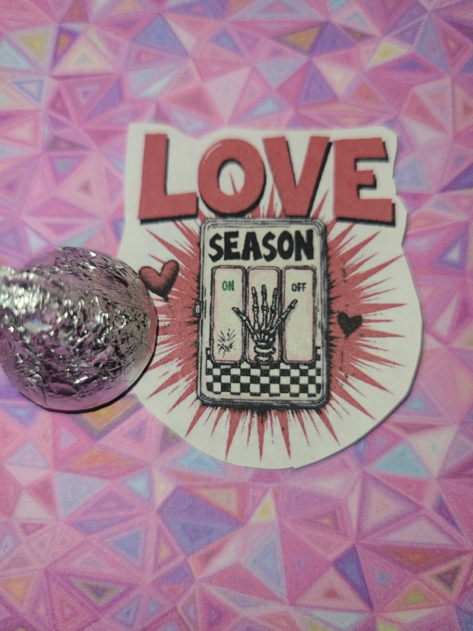 Valentine Skelly Love Season On/Off Switch