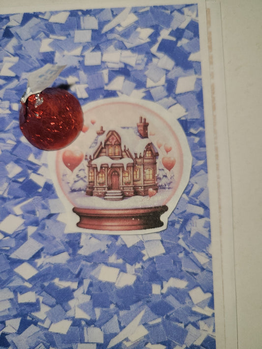 Valentine Snow Globe Cute House
