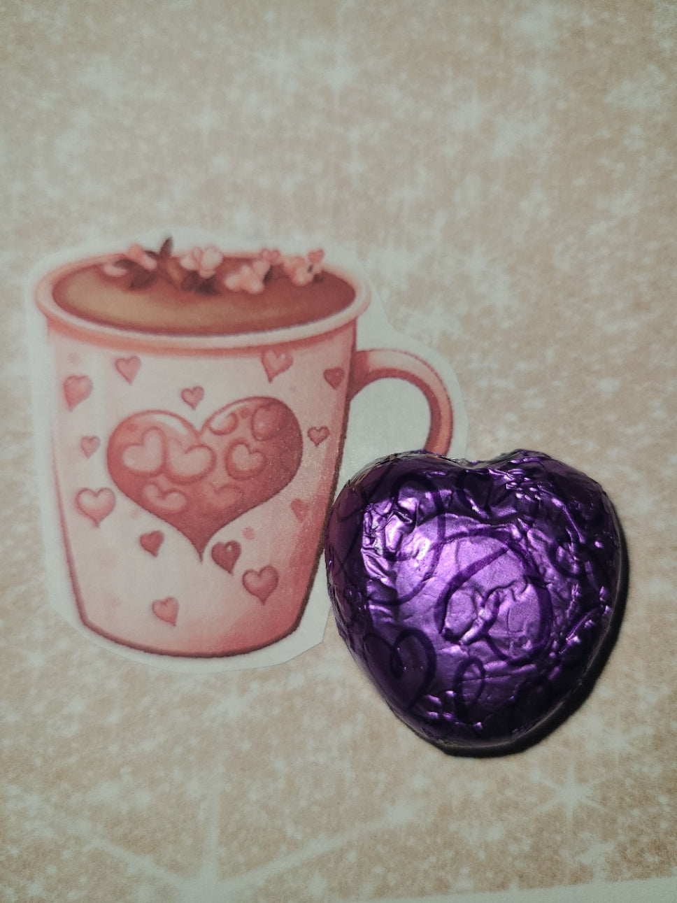 Valentine Pink Mug Latte