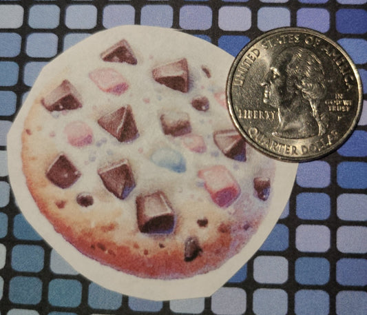 Valentine Chocolate and Pastel Chip Cookie