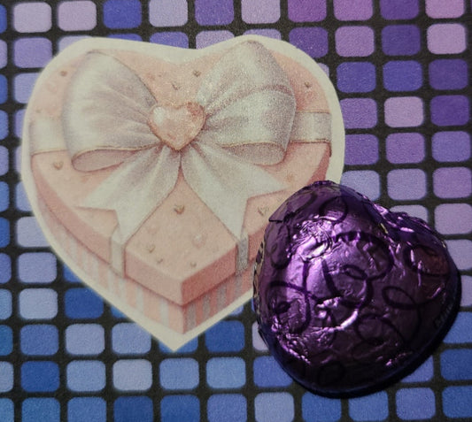 Valentine Bow Wrapped Heart Box