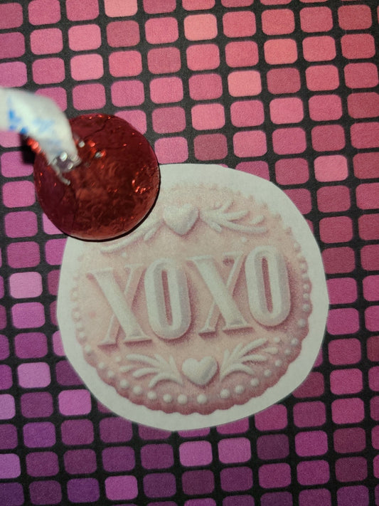 Valentine Frosted XOXO Cookie