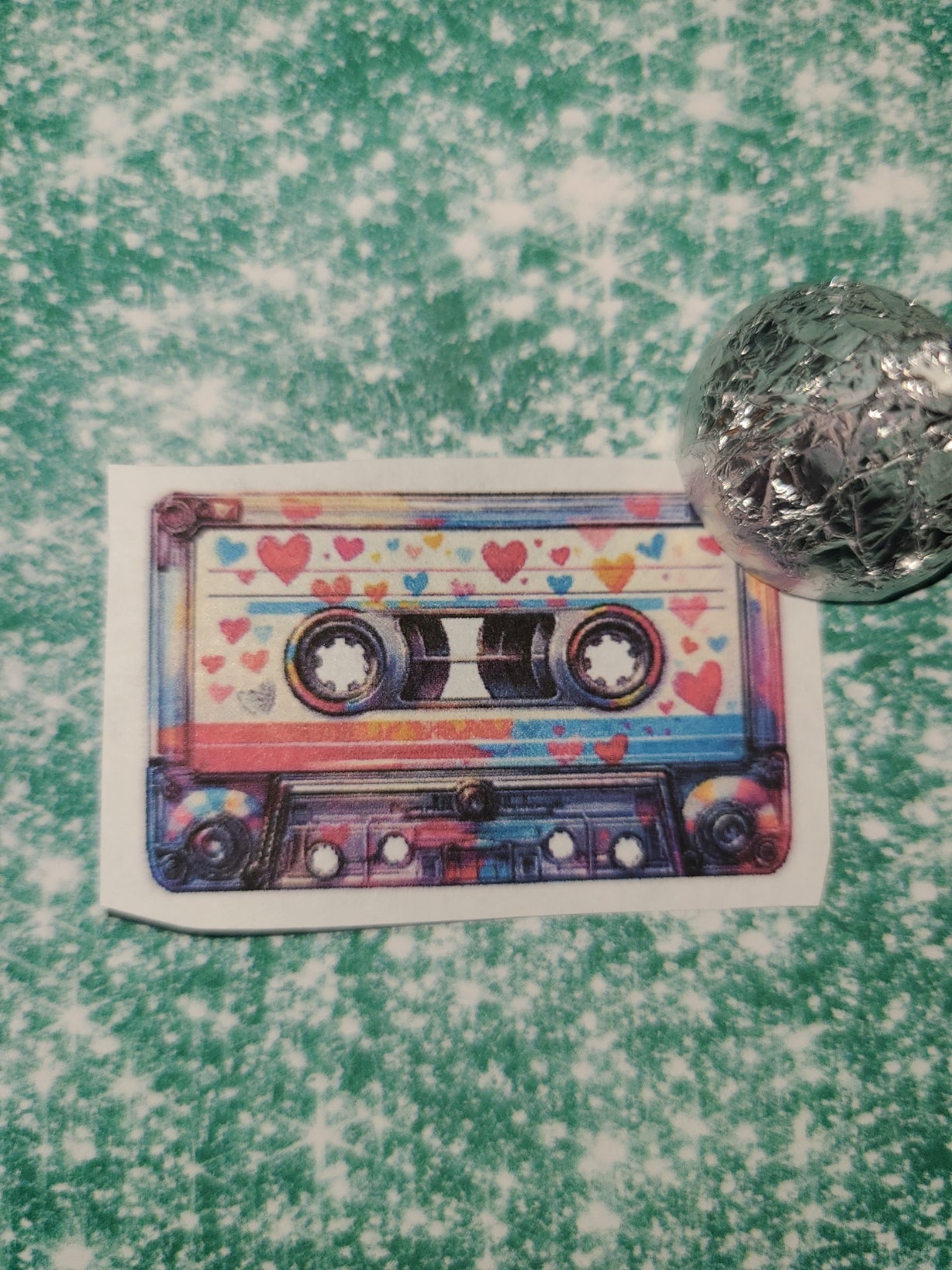 Valentine Rainbow Heart Mix Tape