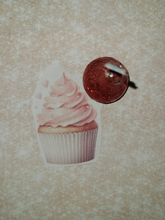 Valentine Cupcake with Pearls