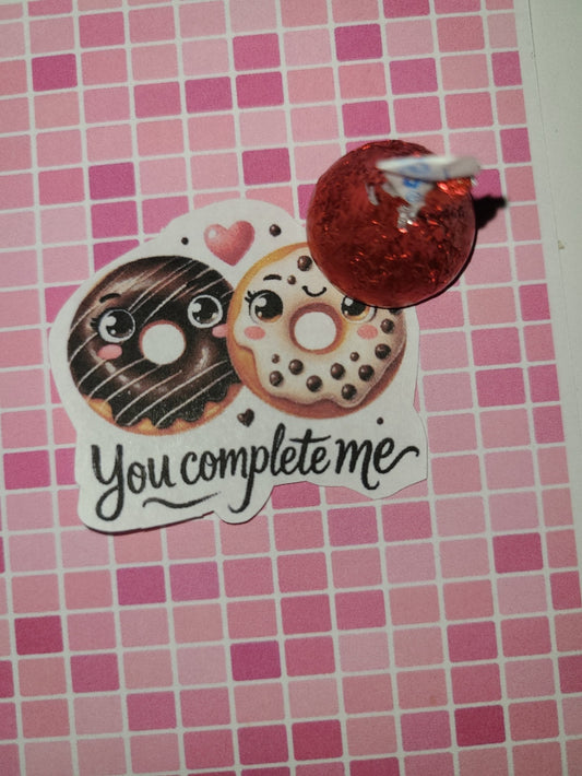 Valentine You Complete Me Donuts