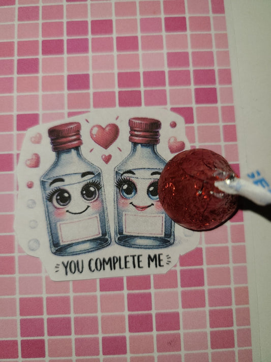 Valentine You Complete Me Vodka