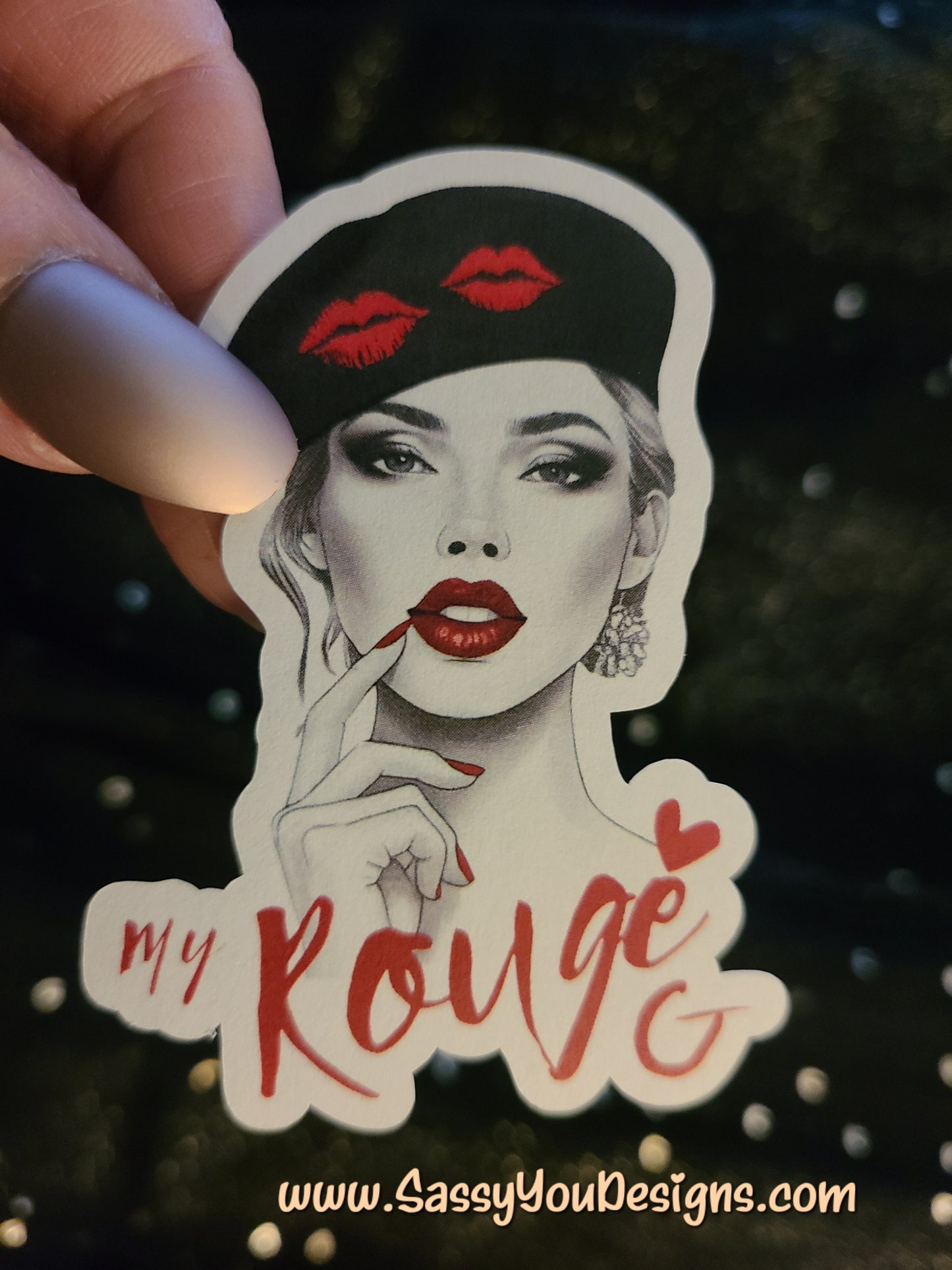LARGE sticker - My Rouge