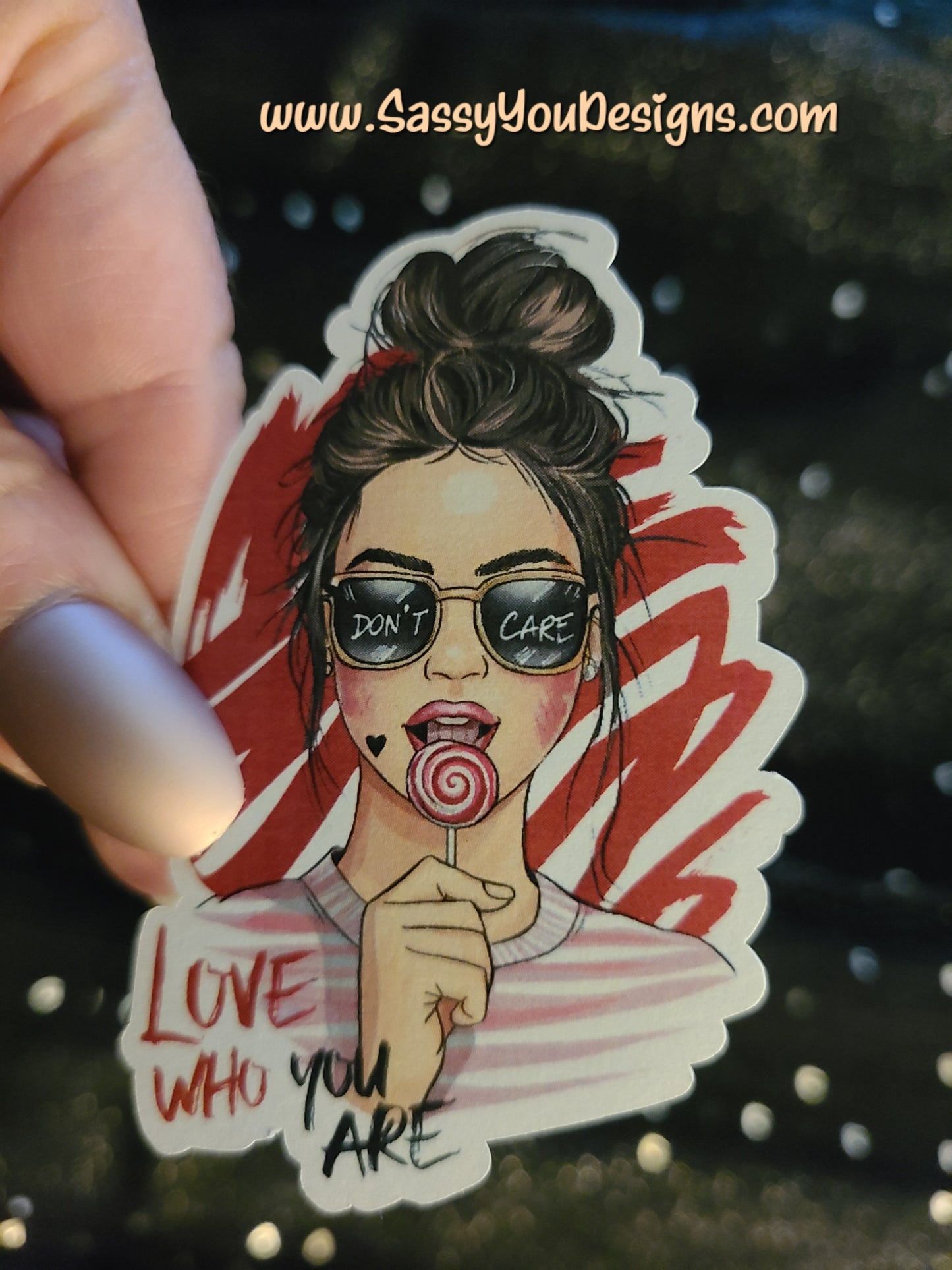 LARGE sticker - Love Who You Are