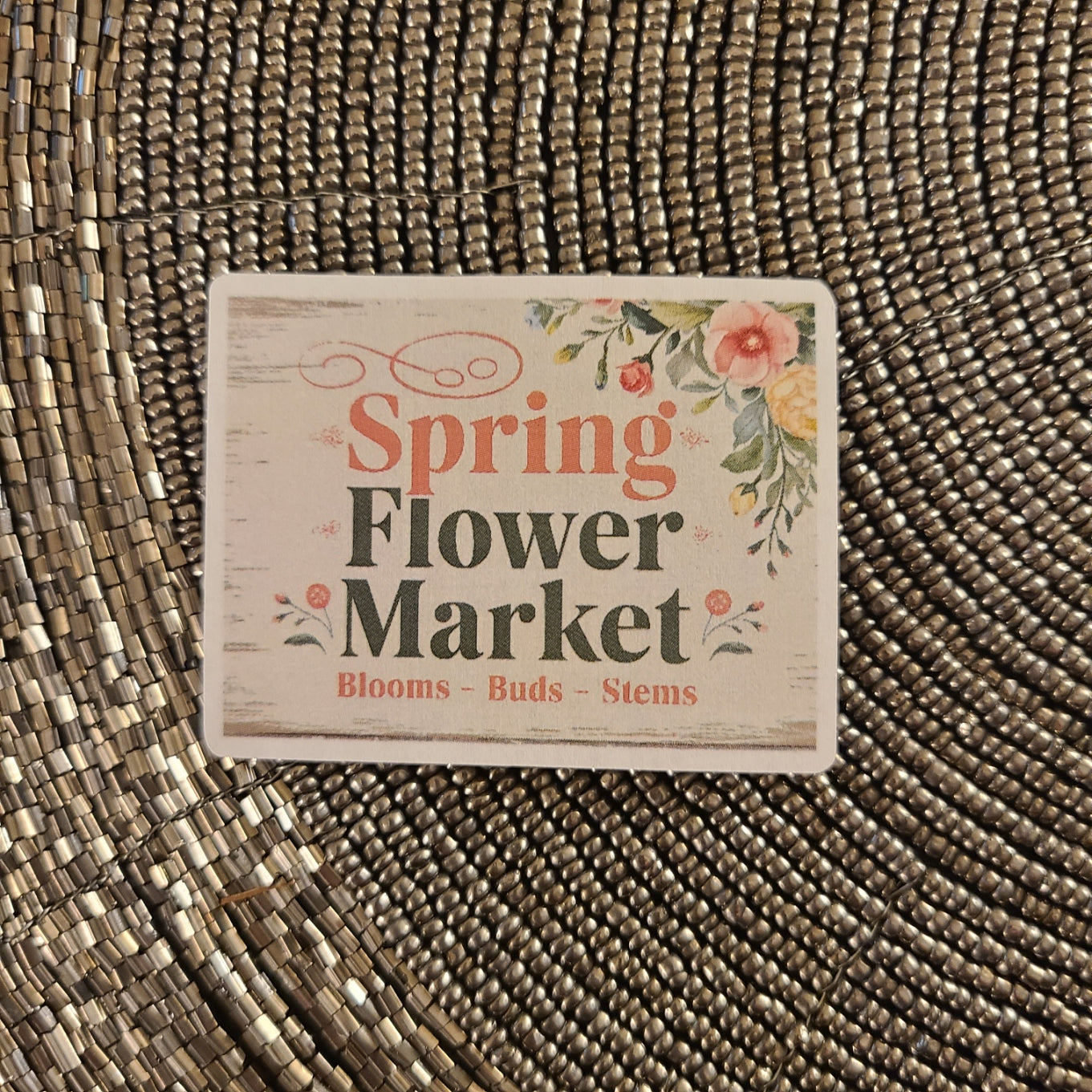 Easter Spring Flower Market Sign