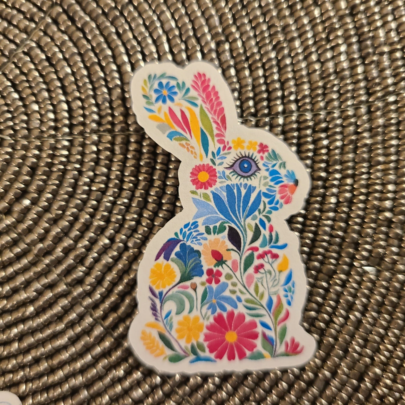 Easter Floral Decorative Bunny 3