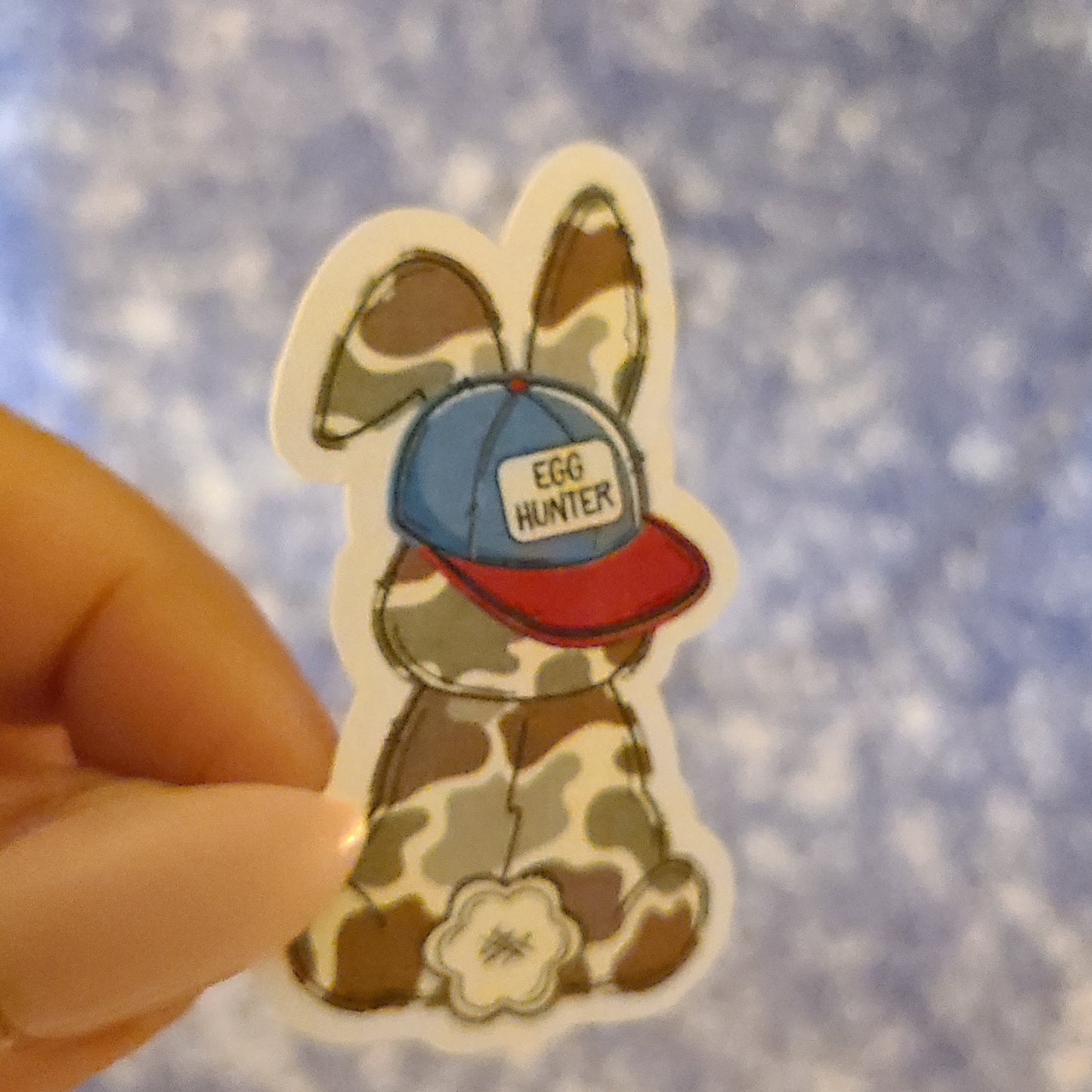 Easter Camo Egg Hunter Bunny