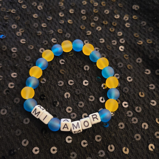 Bracelet MI AMOR - glass beads