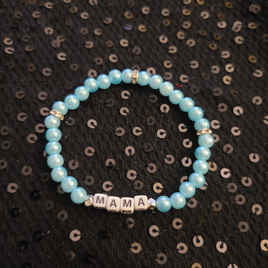 Bracelet MAMA - acrylic beads