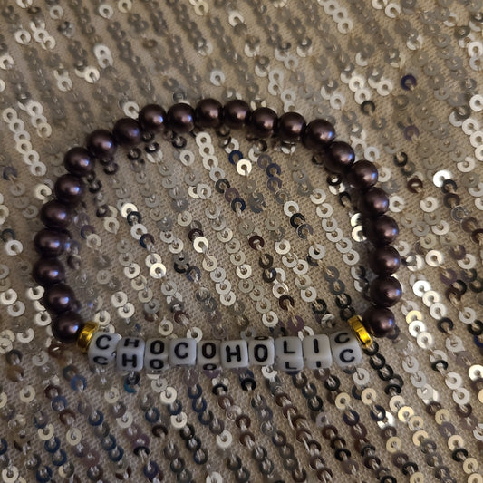 Bracelet CHOCOHOLIC - acrylic beads