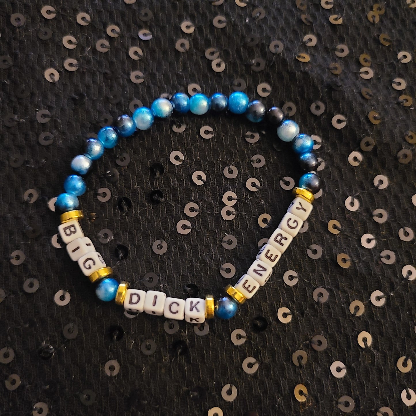 Bracelet BIG DICK ENERGY - acrylic beads