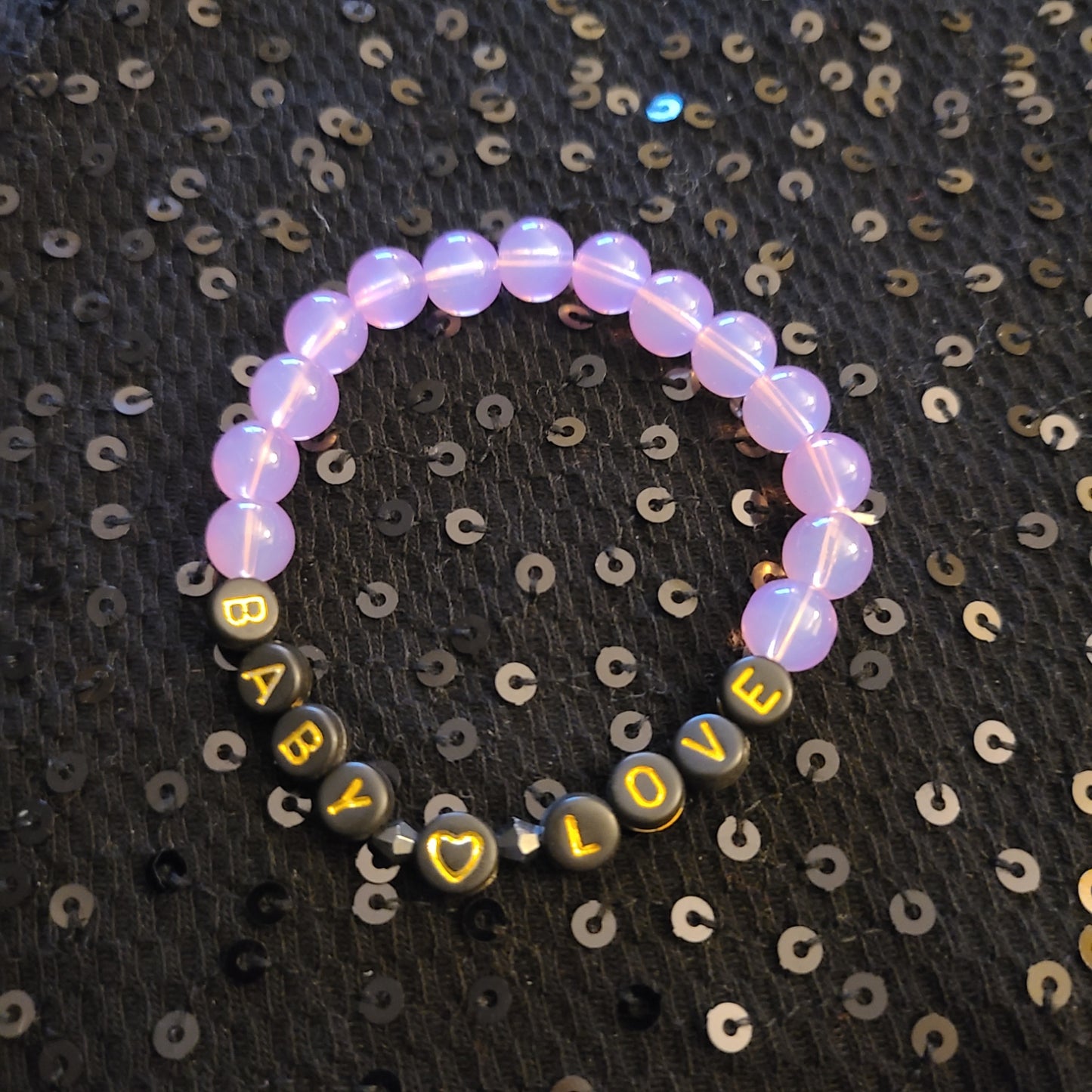 Bracelet BABY LOVE - glass beads