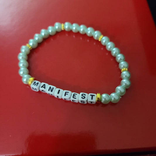 Bracelet MANIFEST - acrylic beads
