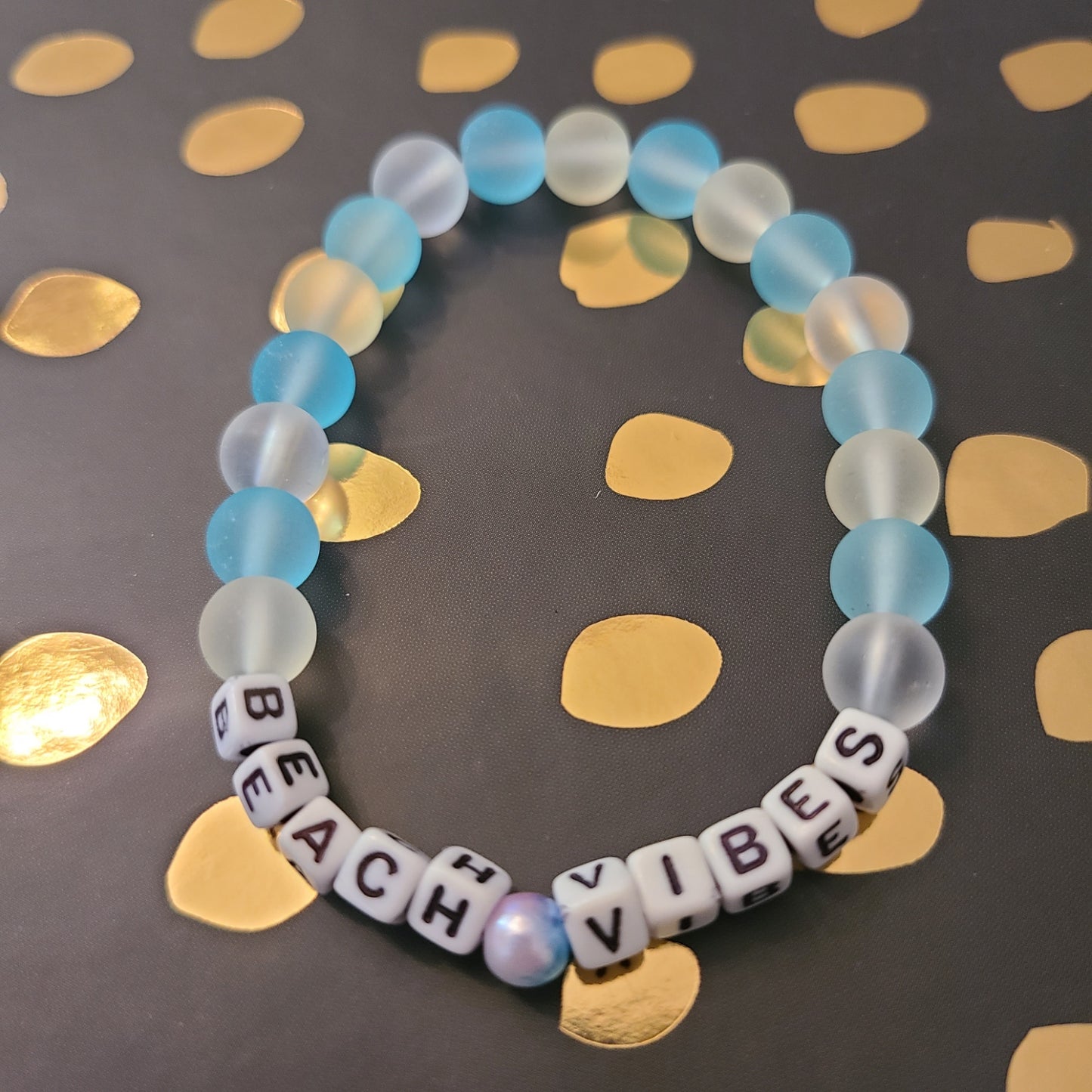 Bracelet BEACH VIBES - glass beads